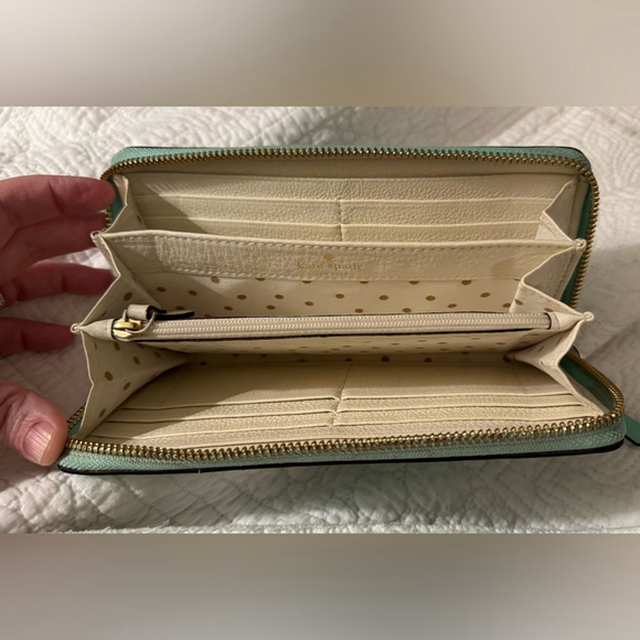 KATE SPADE ♠️ New York Cedar Street Lacey Wallet, Fresh Air - Picture 12 of 12
